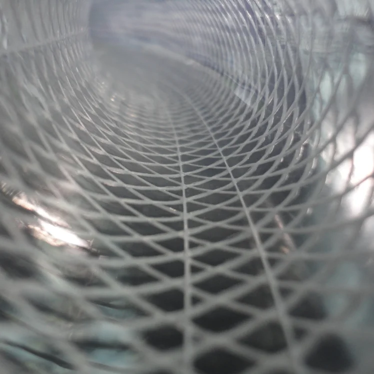 PVC transparent braided fiber hose directly from factory