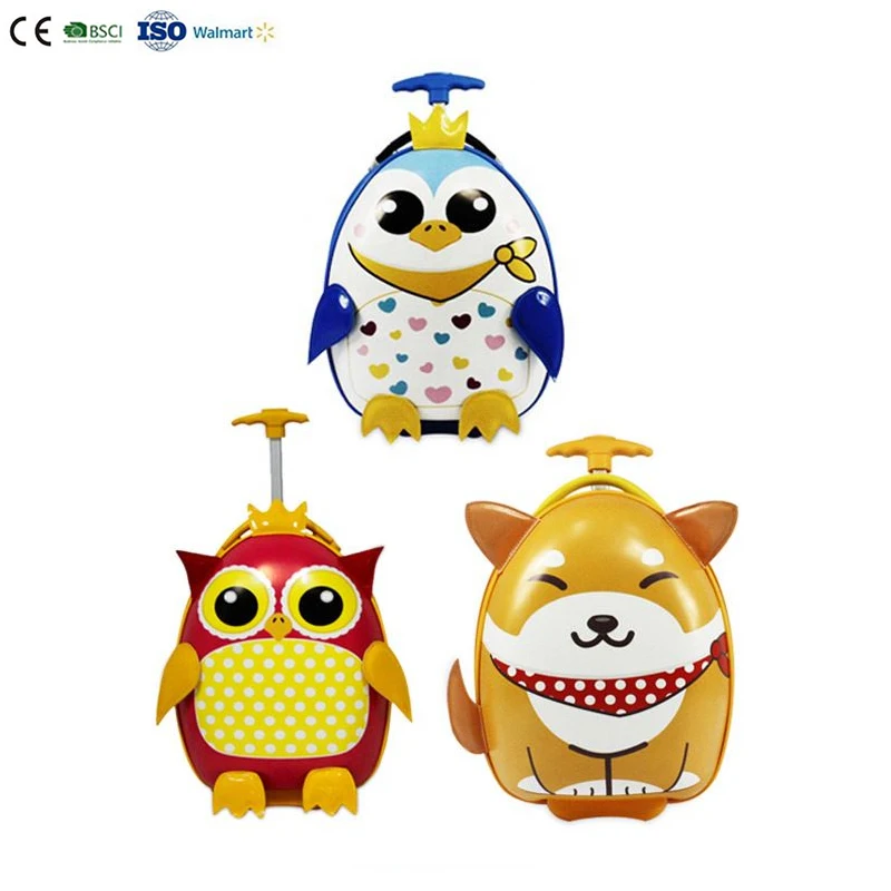 Stock Production On Sale 16 Inch Trolley Suitcase Travel Luggage Bag For Kids With Flash Wheels