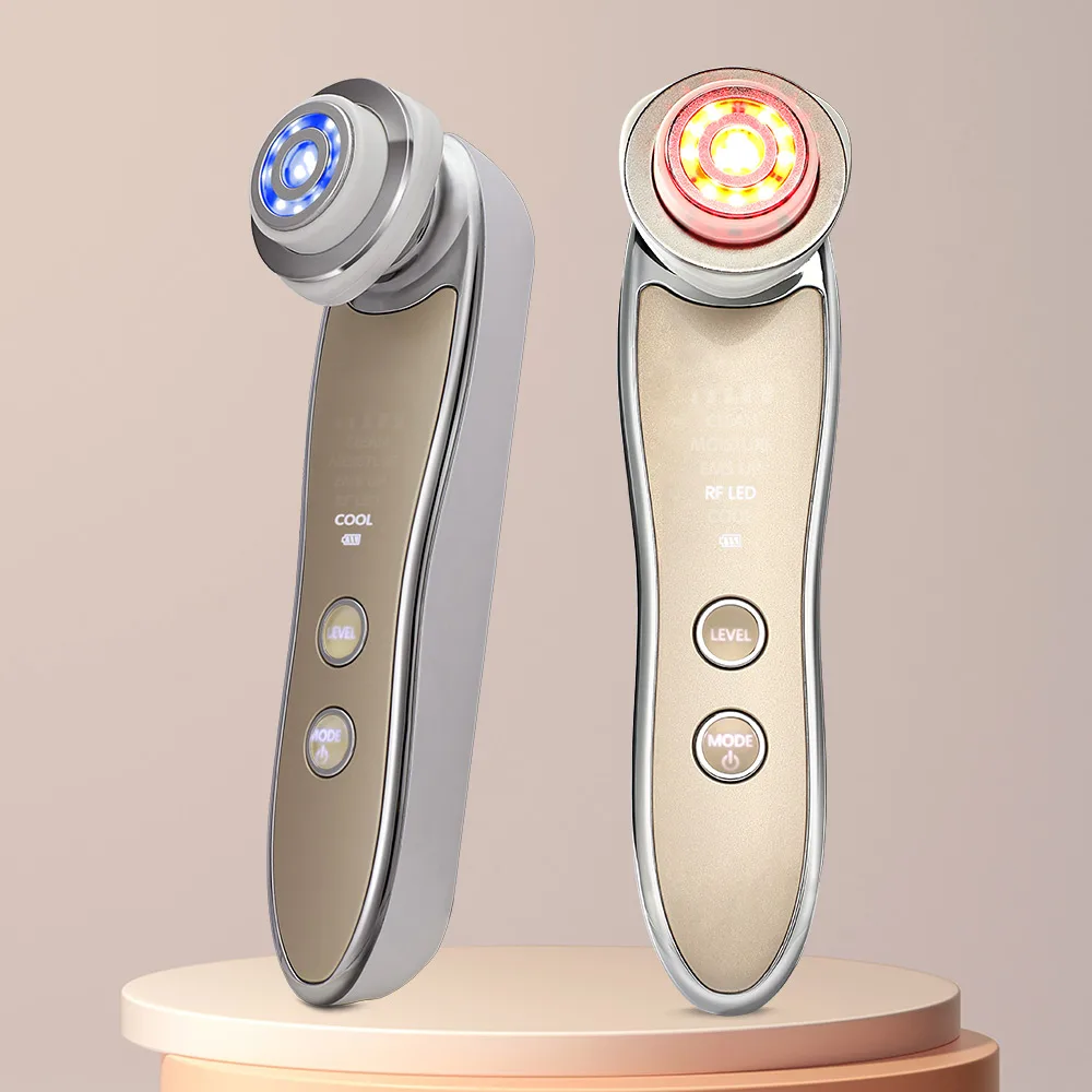 Galvanic Facial Current and RF Lifting 5 in 1 skin tightening face massager skin tightening korean skincare tool