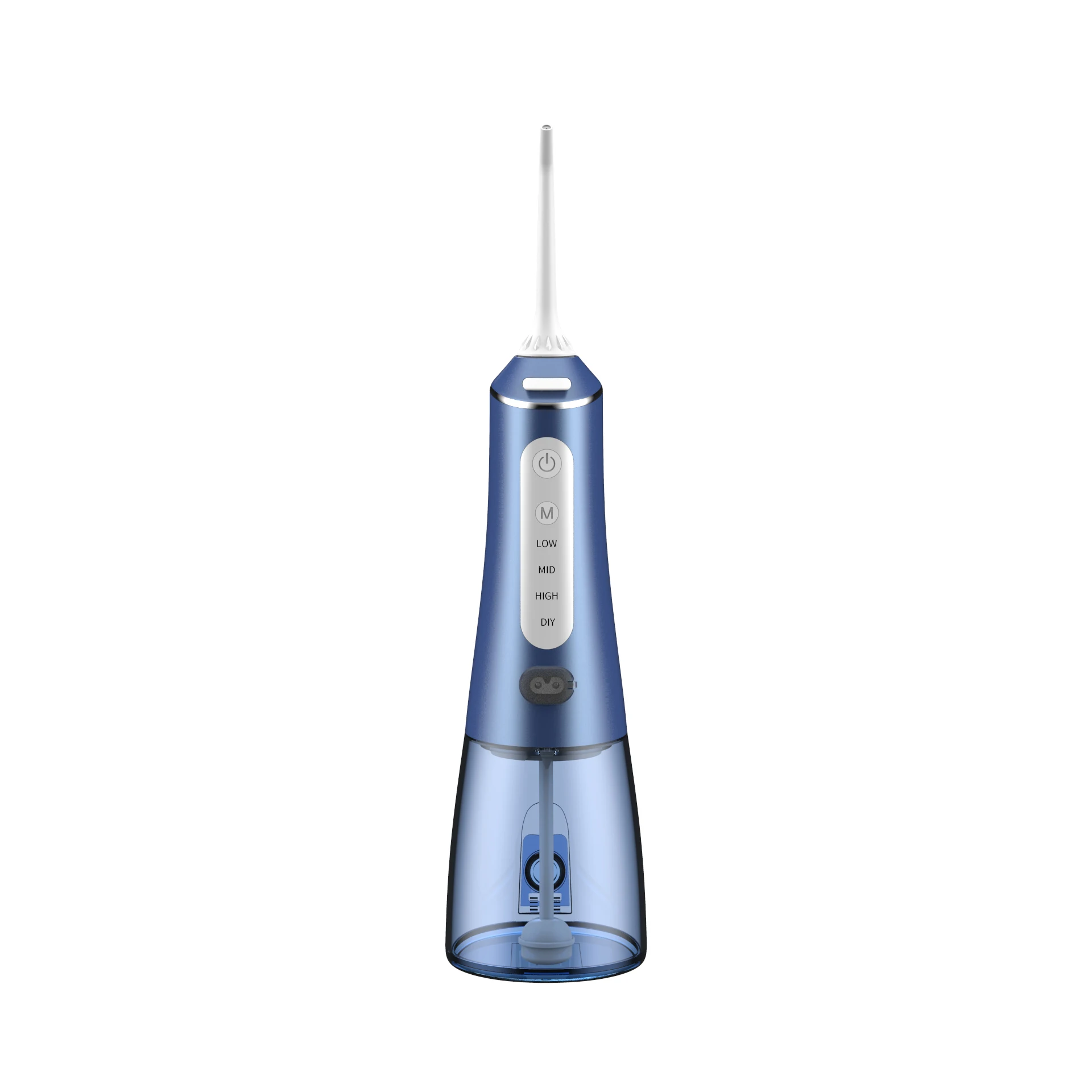  Professional Cordless Dental Spa Product Ipx7 Waterproof Ulstrasonic Portable Black Water Flosser Tooth
