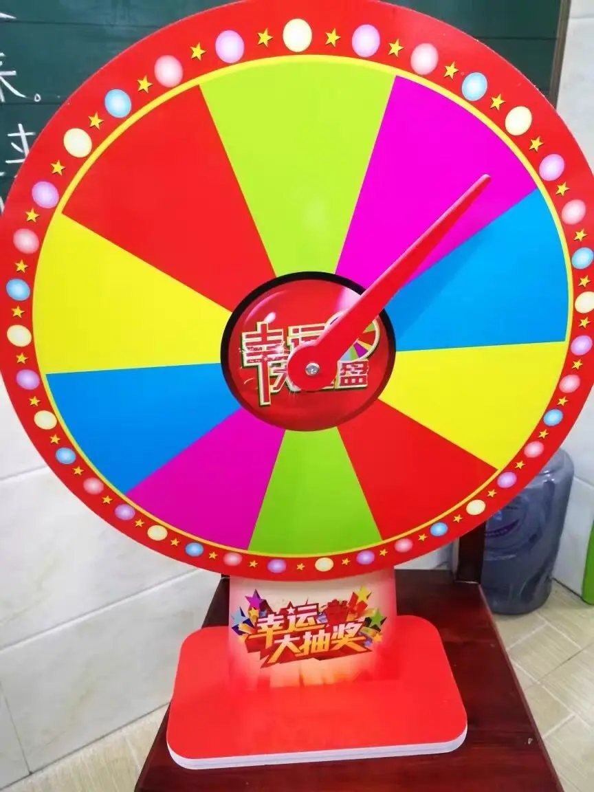 2023 factory tablet wheel durable fortune prize wheel of fortune for sale