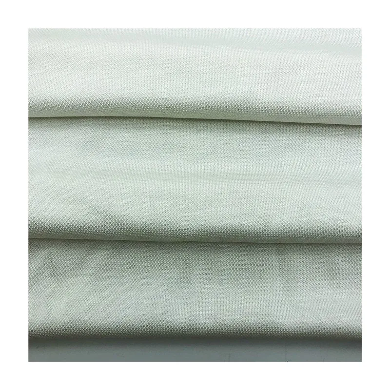 Eco-friendly sustainable plain 215gsm 100% bamboo piece dyed interlock fabric for clothing