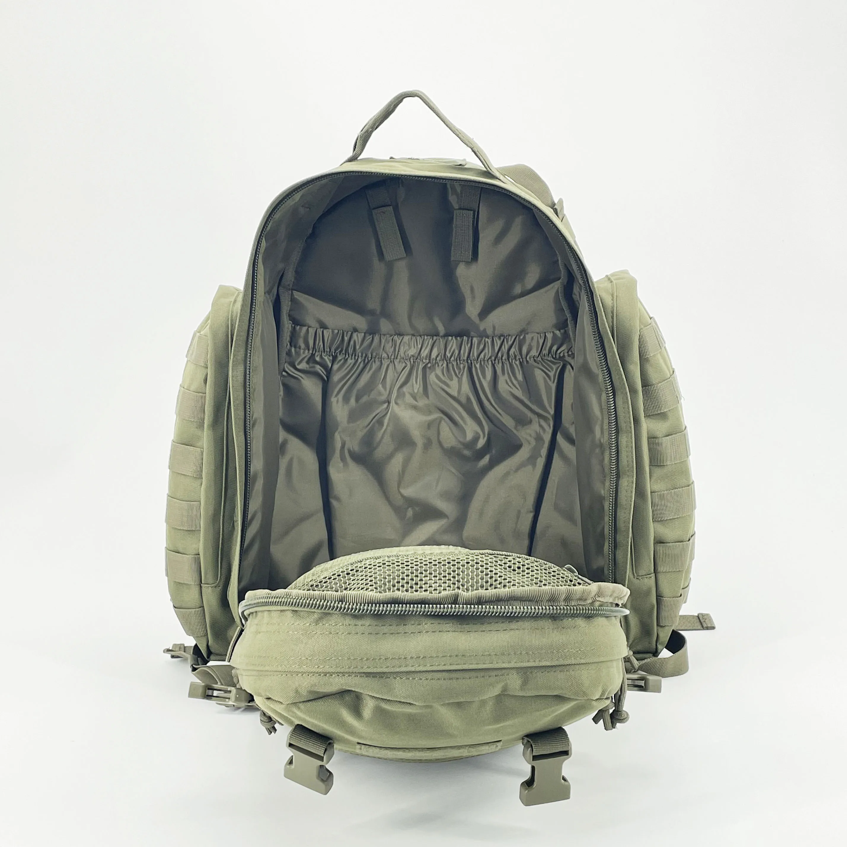 Wholesale Camo Pattern Tactical Backpack Unisex Outdoor Waterproof Camping Backpack with Zipper Closure for Hunting Outing Trips
