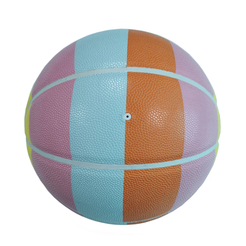 Colorful Basketball Custom Color Printing Rainbow Ball Basketball