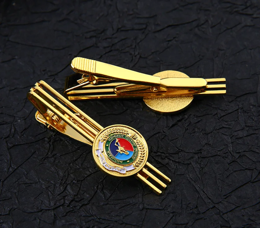 Custom Metal Luster Blank Tie Clip