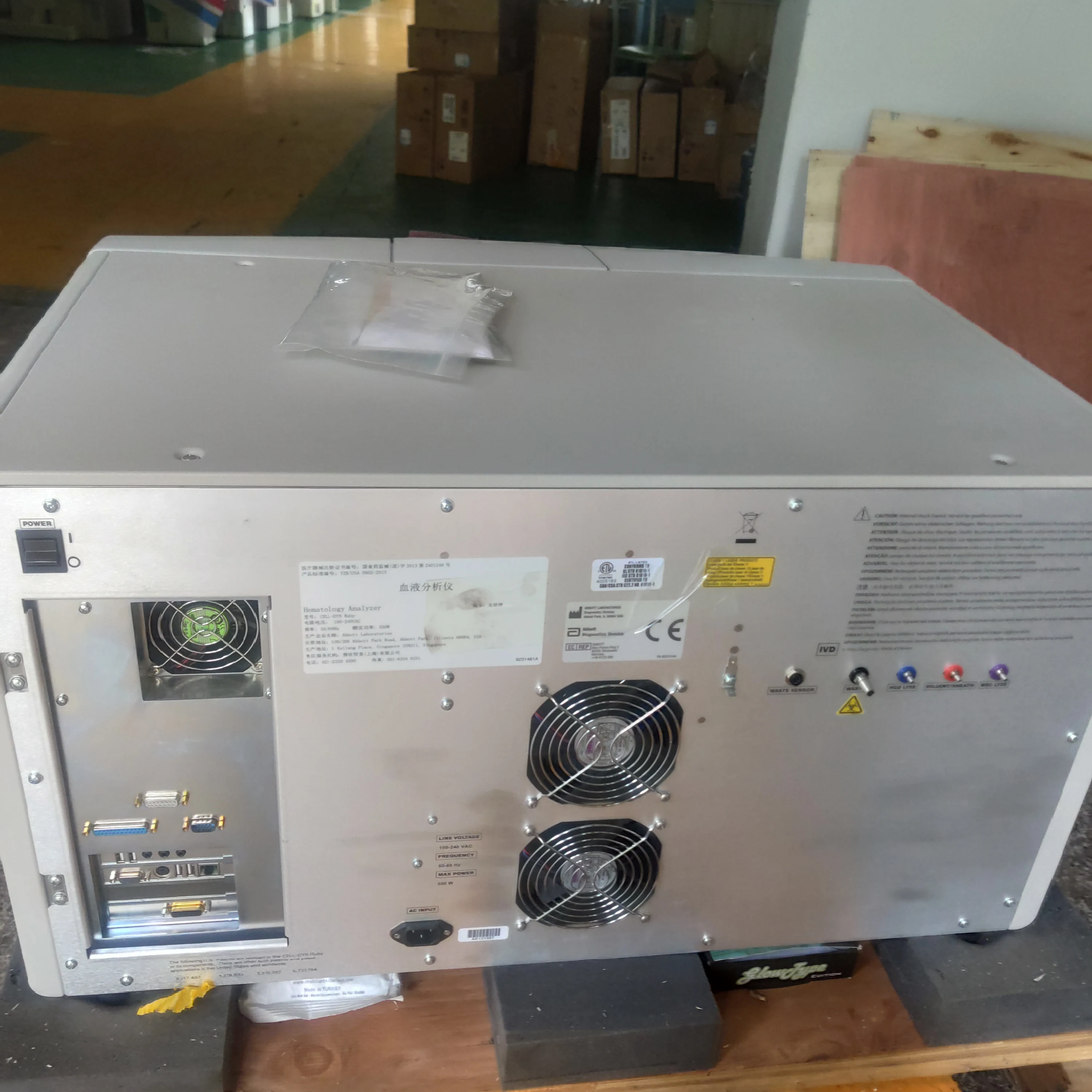 Abbott CELL-DYN Ruby,Refurished 5-diff hematology analyzer, used laboratory equipment, with good condition.