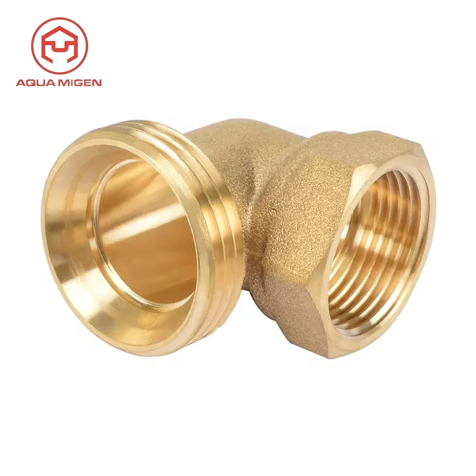 BSP Thread CW617N Forged Elbow Brass PN 16 Radiator Compression Connector