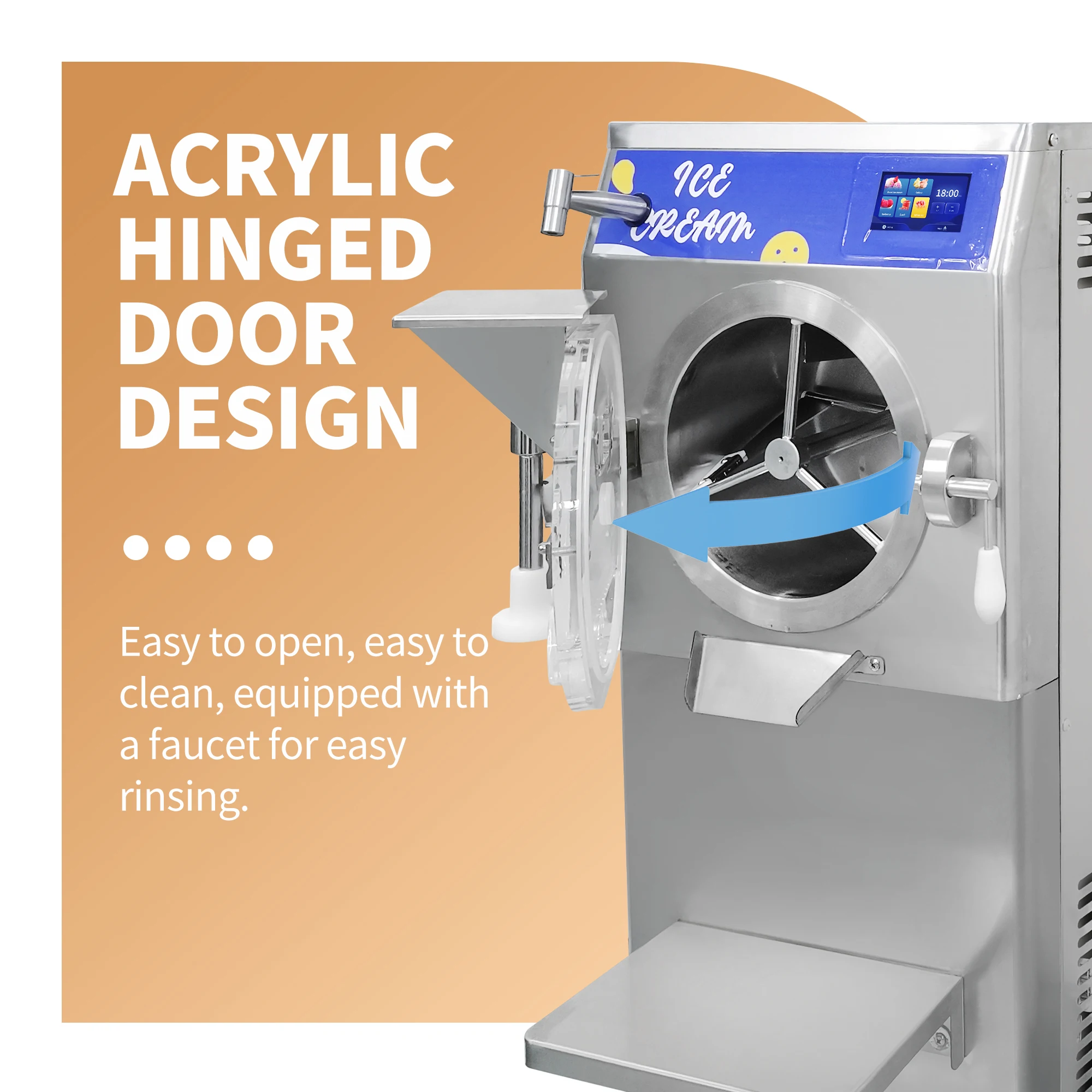 Italian fruit hard ice cream ice cream machine ice cream maker