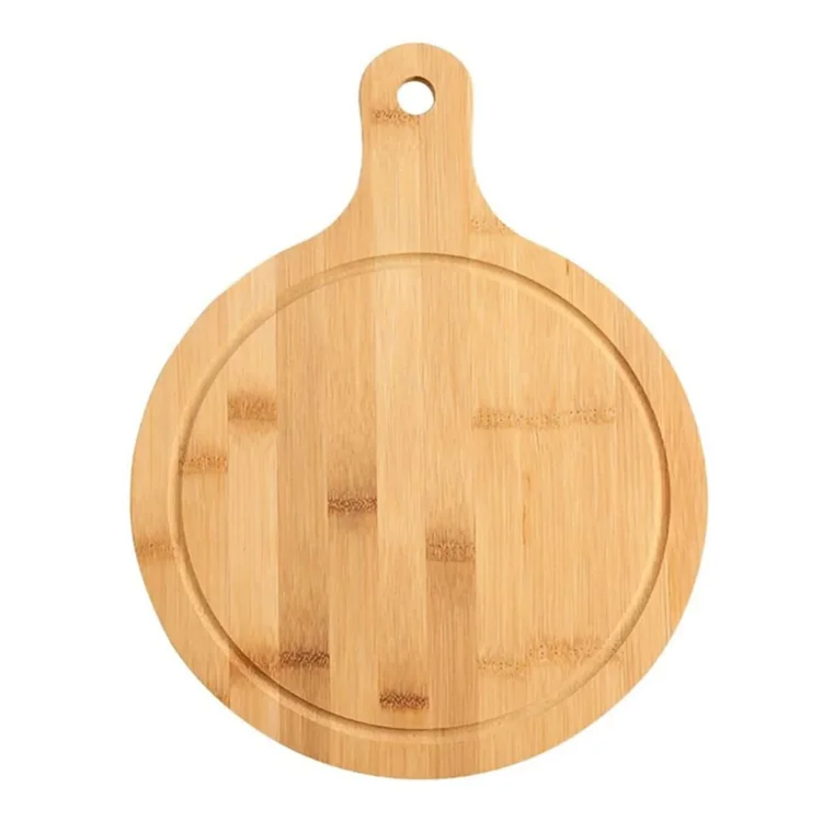 High quality bamboo pizza peel paddle meat chopping boards kitchen chop board