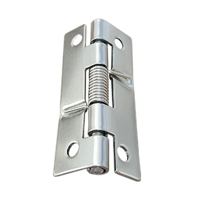 HM1232 Processing Customized 2 Inch Stainless Steel Spring Hinge Concealed 90 Degree Positioning Automatic Opening