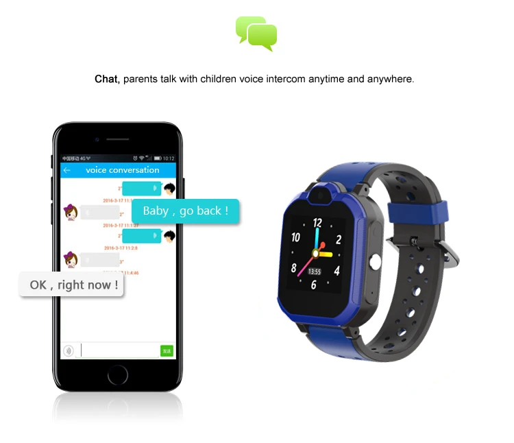 LT05 4G Kids Smart GPS Watch 1.4 Inch IPS Touch Screen With Camera Voice Chat Electronic Fence SOS Calling For Kids Security