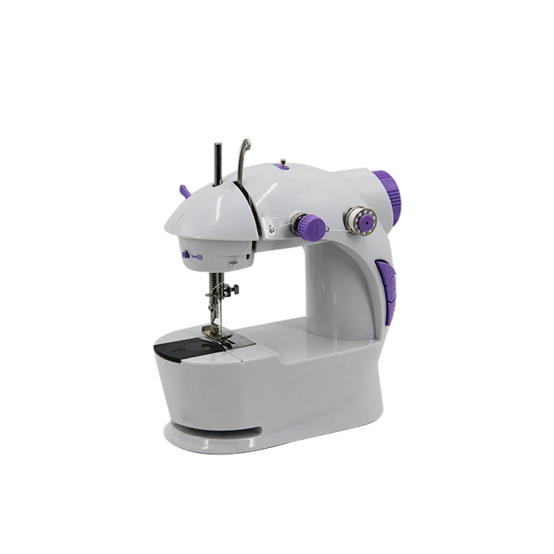 Cheap Electric Mini Sewing Machine Portable Home Electric Garment Sewing Machine Handheld Clothes Maker Cloth Stitching