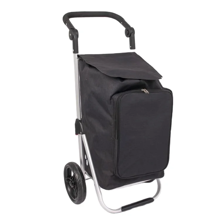 Multi-Function Safety Lock Target Home Shopping Cart Adjustable Handle Shopping Cart Trolley