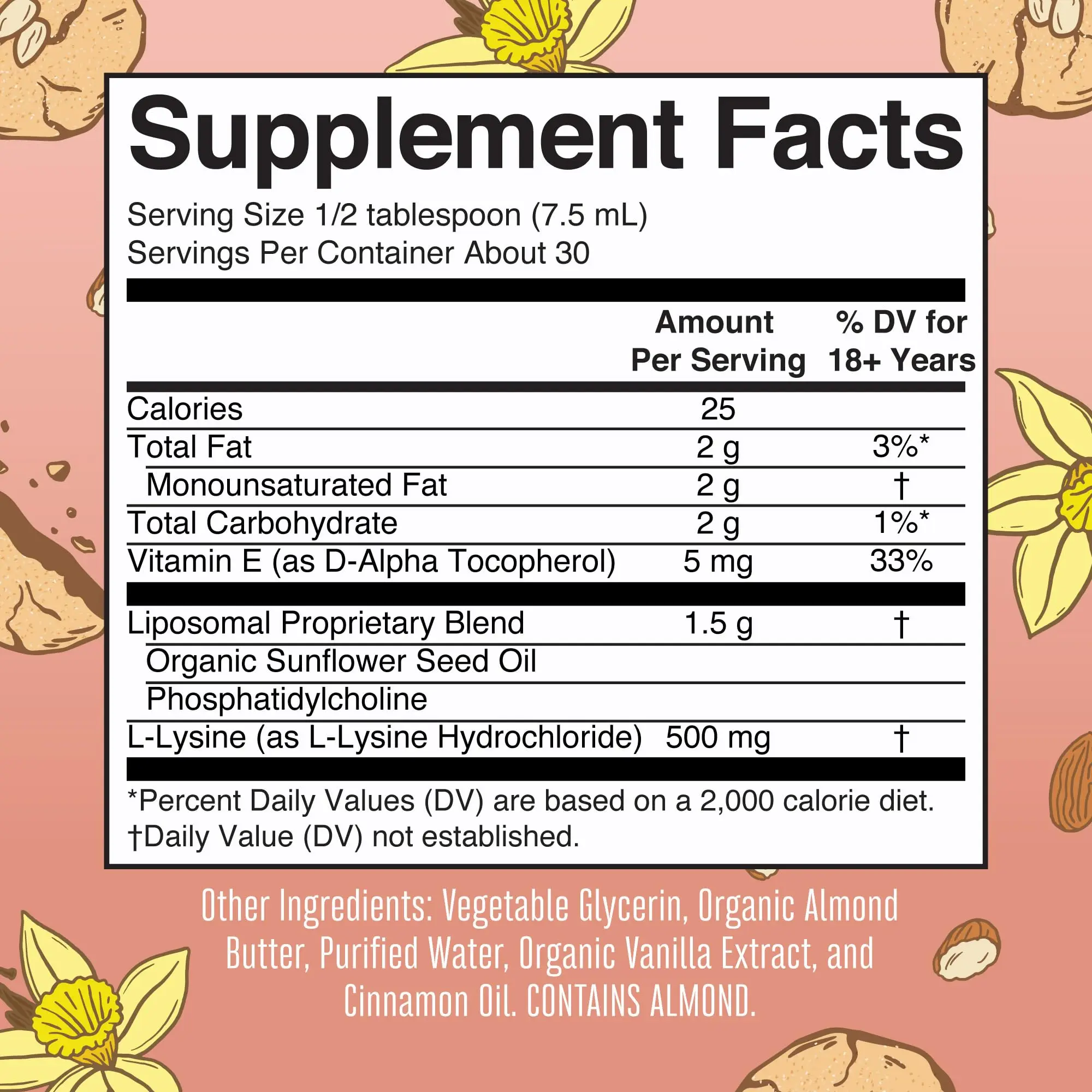 L-Lysine Drop for Immune Support Gluten-free No Sugar L Lysine Liquid Drop