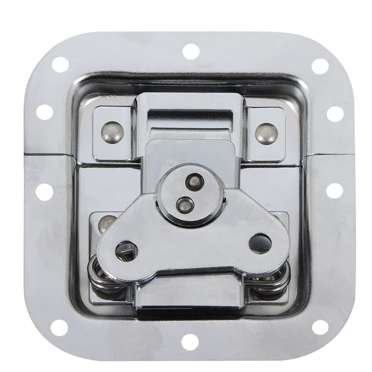 Flight case parts lock butterfly spring loaded recessed crate butterfly latches lock