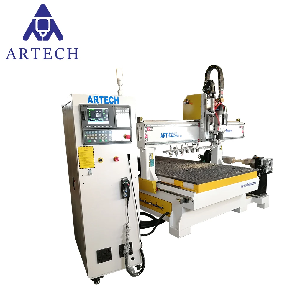Low Noise Leading Accessories Long Life Atc Cnc Router