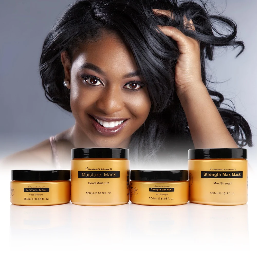 Natural Ingredient Argan Oil Deep Moisture Smoothing Curly Hair Conditioner Mask