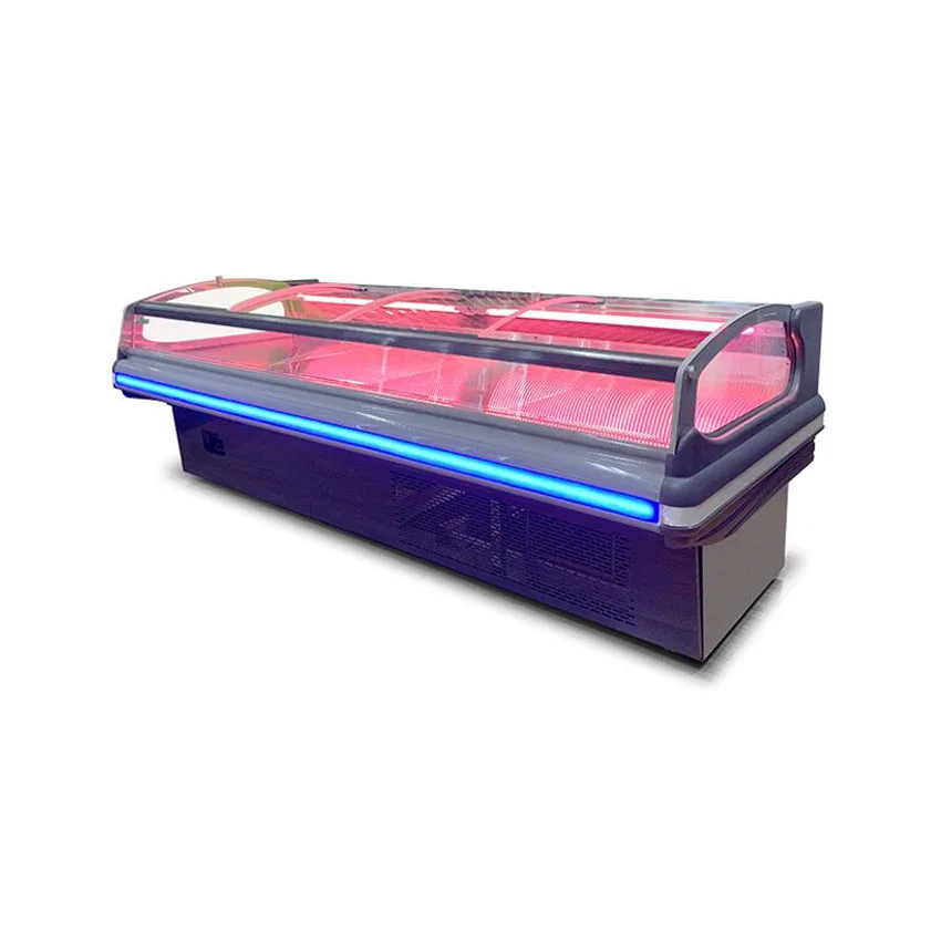 Fresh Meat Display Fridge Under Counter Refrigerator Meat / Fish Freezer Refrigerator Deep Freezer