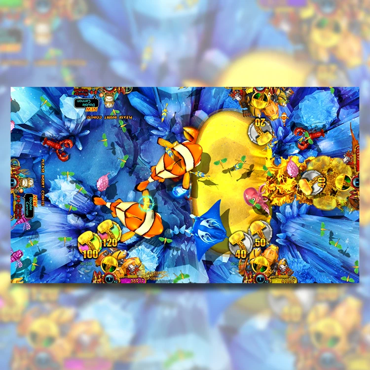 Hot selling Online Good Price Fish Game Golden City 8 Players Fishing Shooting Machine Play Indoor Board Game