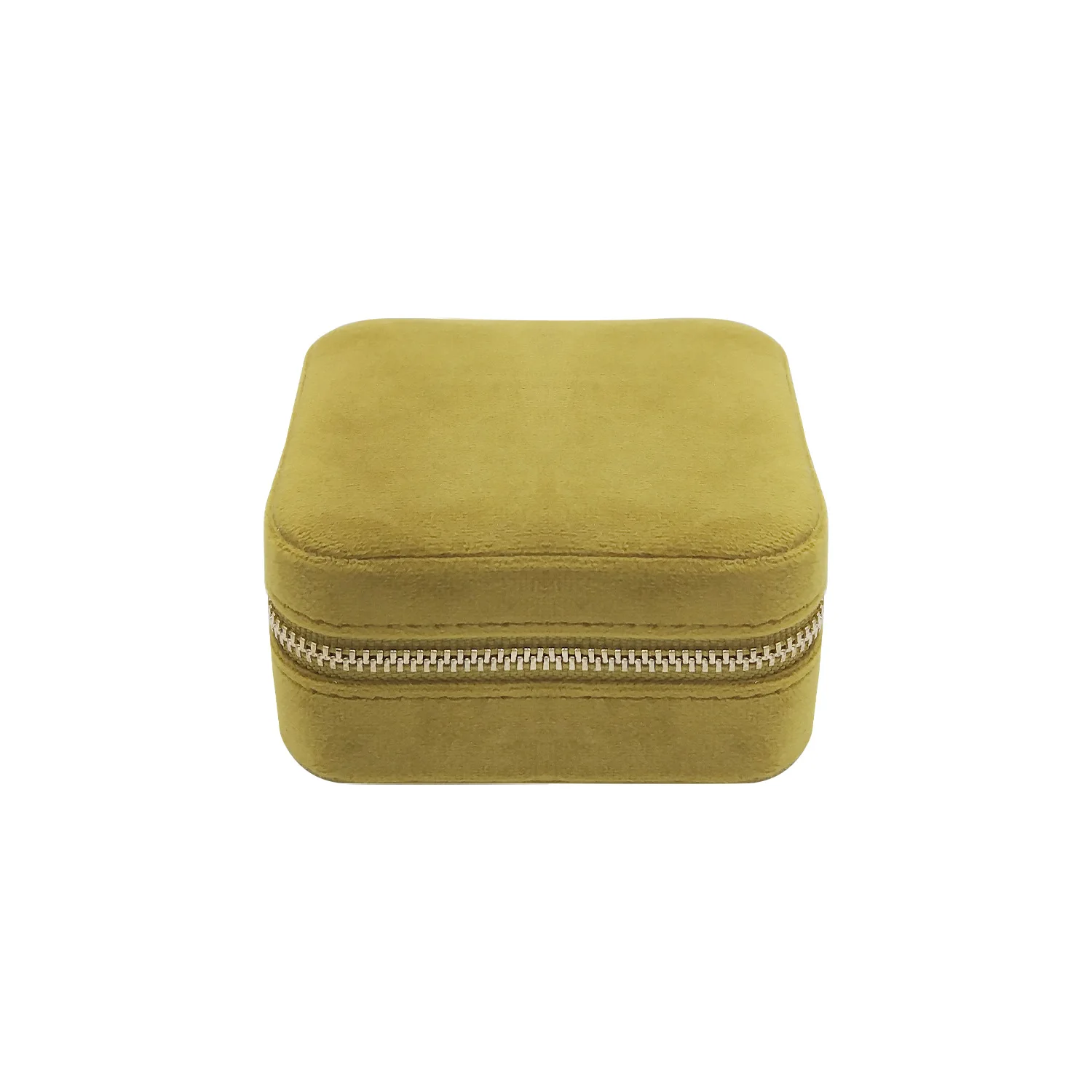 Velvert Jewelry Storage Box for Ring Jewelry  Storage Case with Mirror