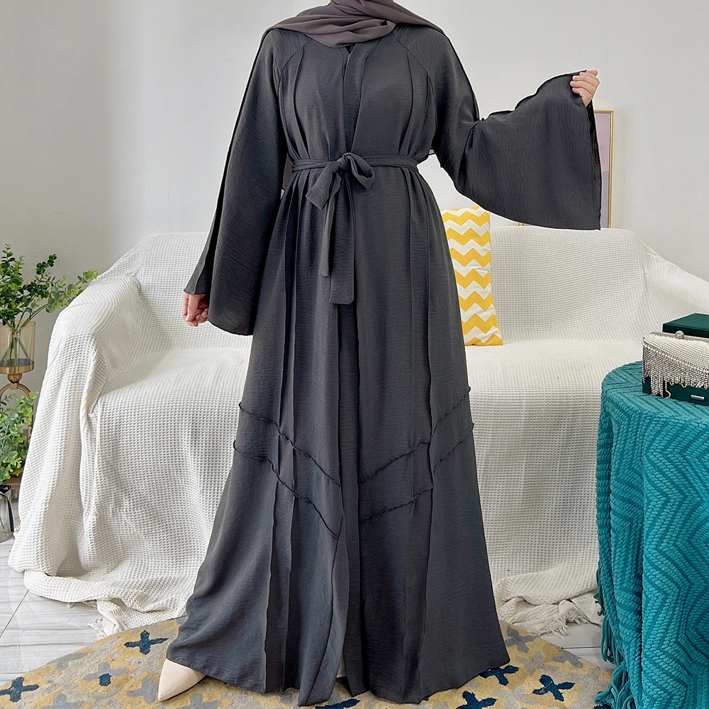 2022 Loriya Muslim new abaya Turkey Dubai Muslim Dresses Kaftans Abaya Women Arab Islamic Clothing EID Hijab Dress