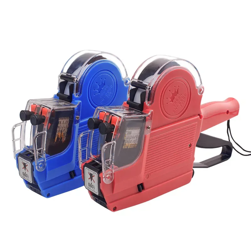 Hot sale plastic MX6600 2 line 10 Digits Price Tag Gun Labeller price tagger machine thermal