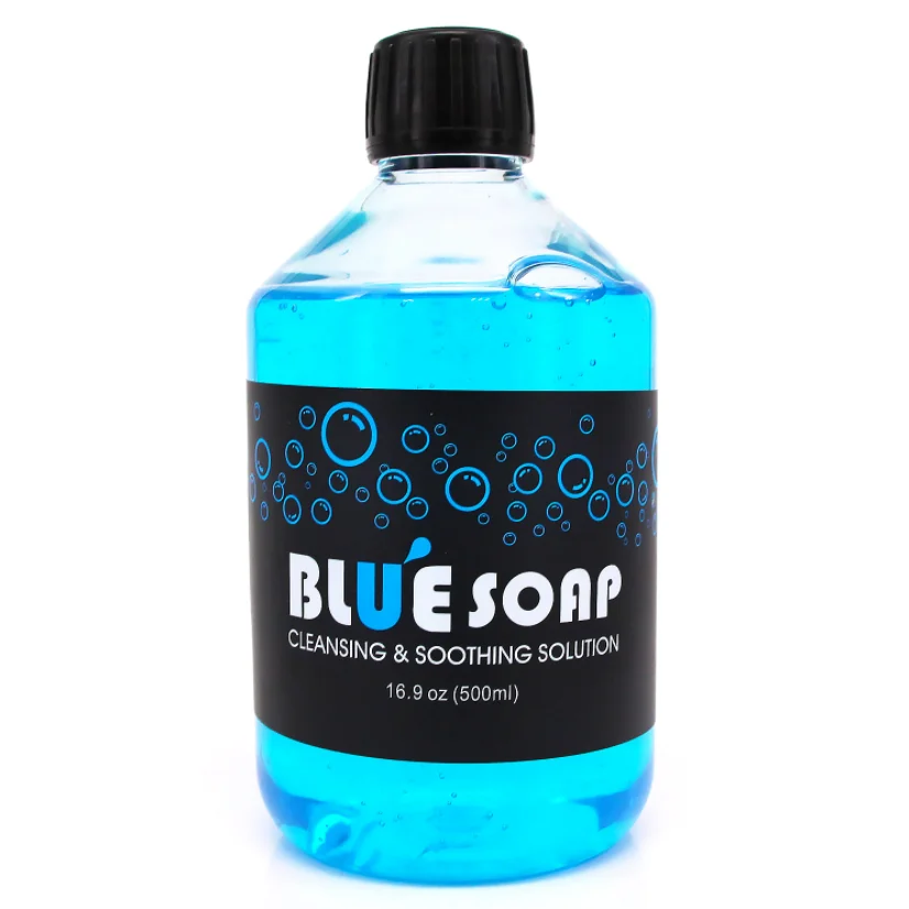 2021 hot sale 500ML Tattoo Blue Soap for Tattoo aftercare