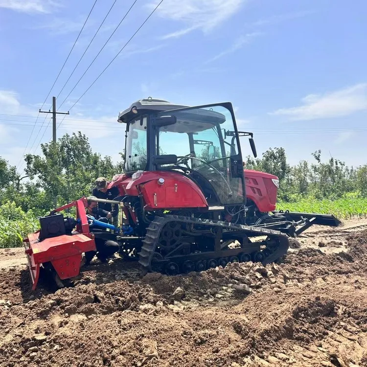 New Design China Factory 25hp 35hp 50hp Compact Agriceltural Mini Tractor Multifunction Rotary Tiller For Sale