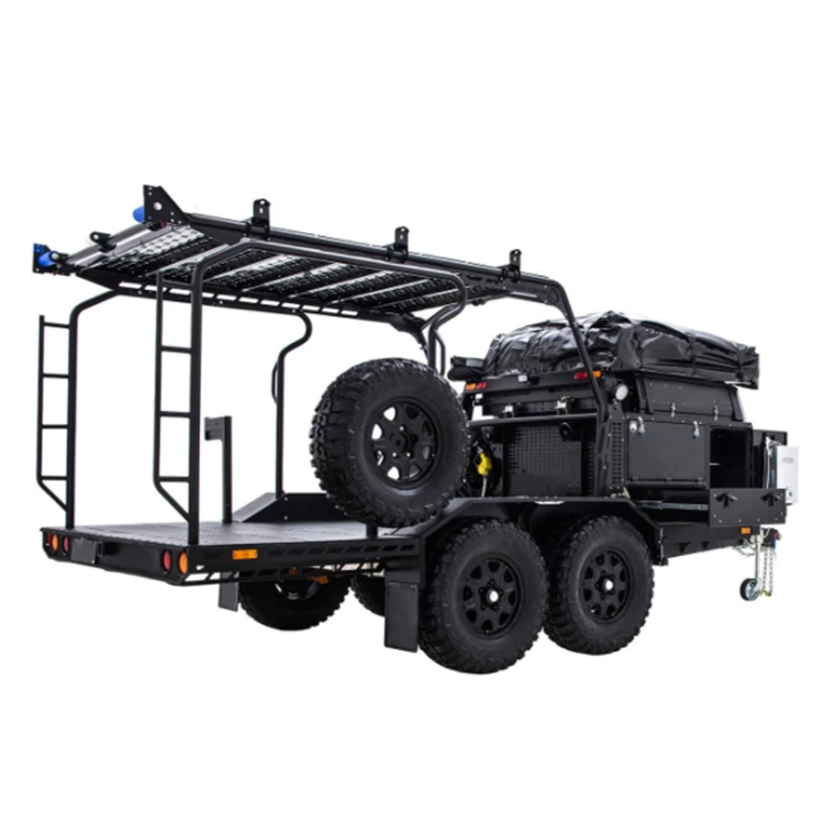 
2021 New Toy Hauler Trailer Easy Towing Off-Road Camper Trailer With Good Quality 