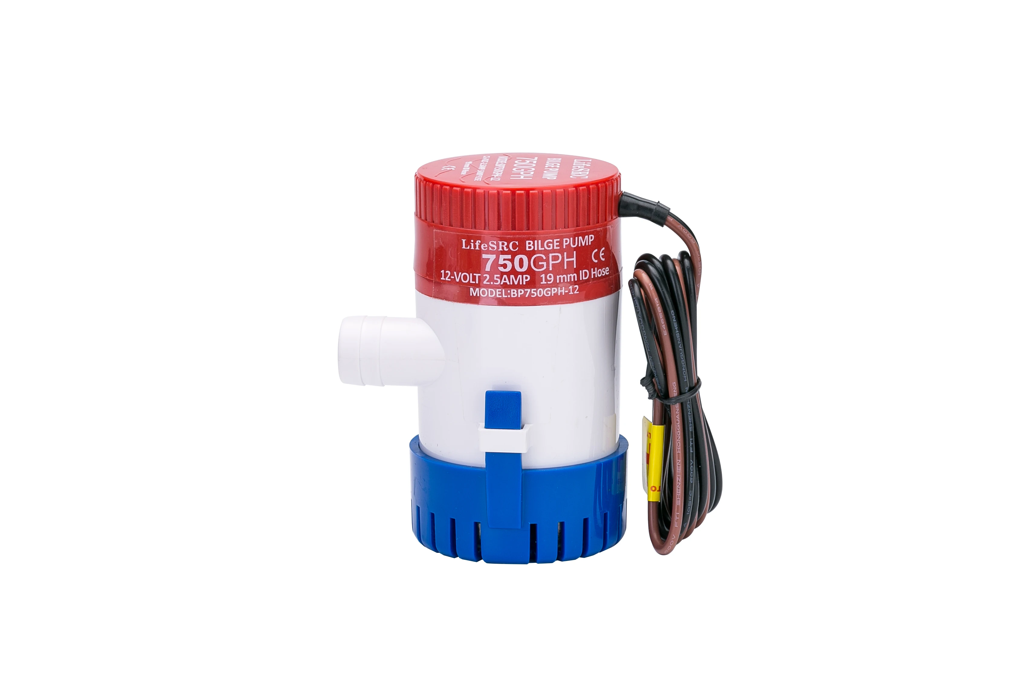
LifeSRC BP1100-12V-24V Bilge marine pump for yacht,29mm ID Hose 