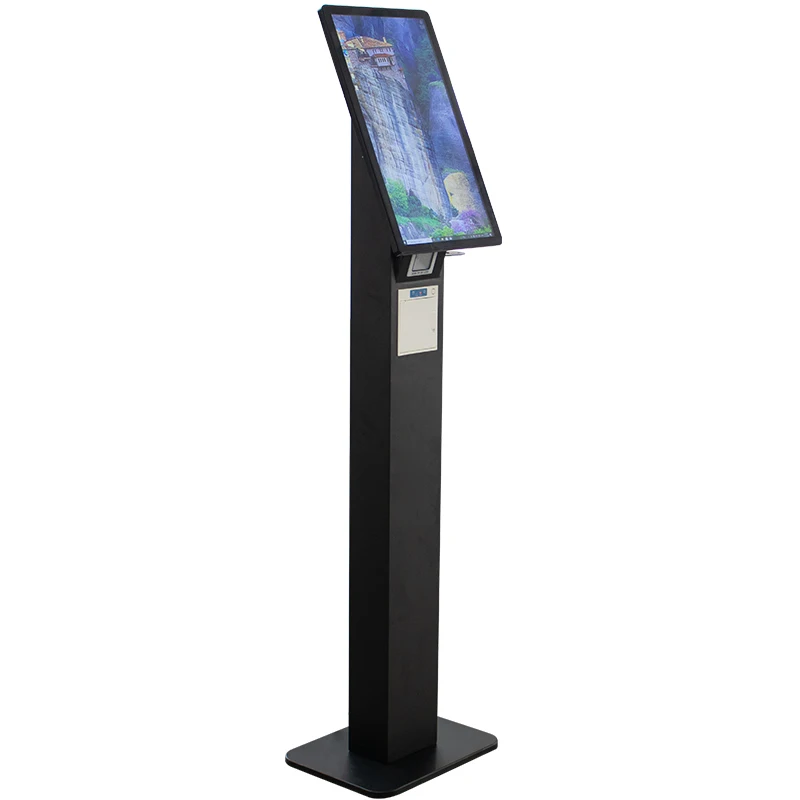 21.5 24 32 Inch Restaurant Automatic Touch Screen Unattended Self Ordering Hotel Check in Self Service Payment Kiosk Machine
