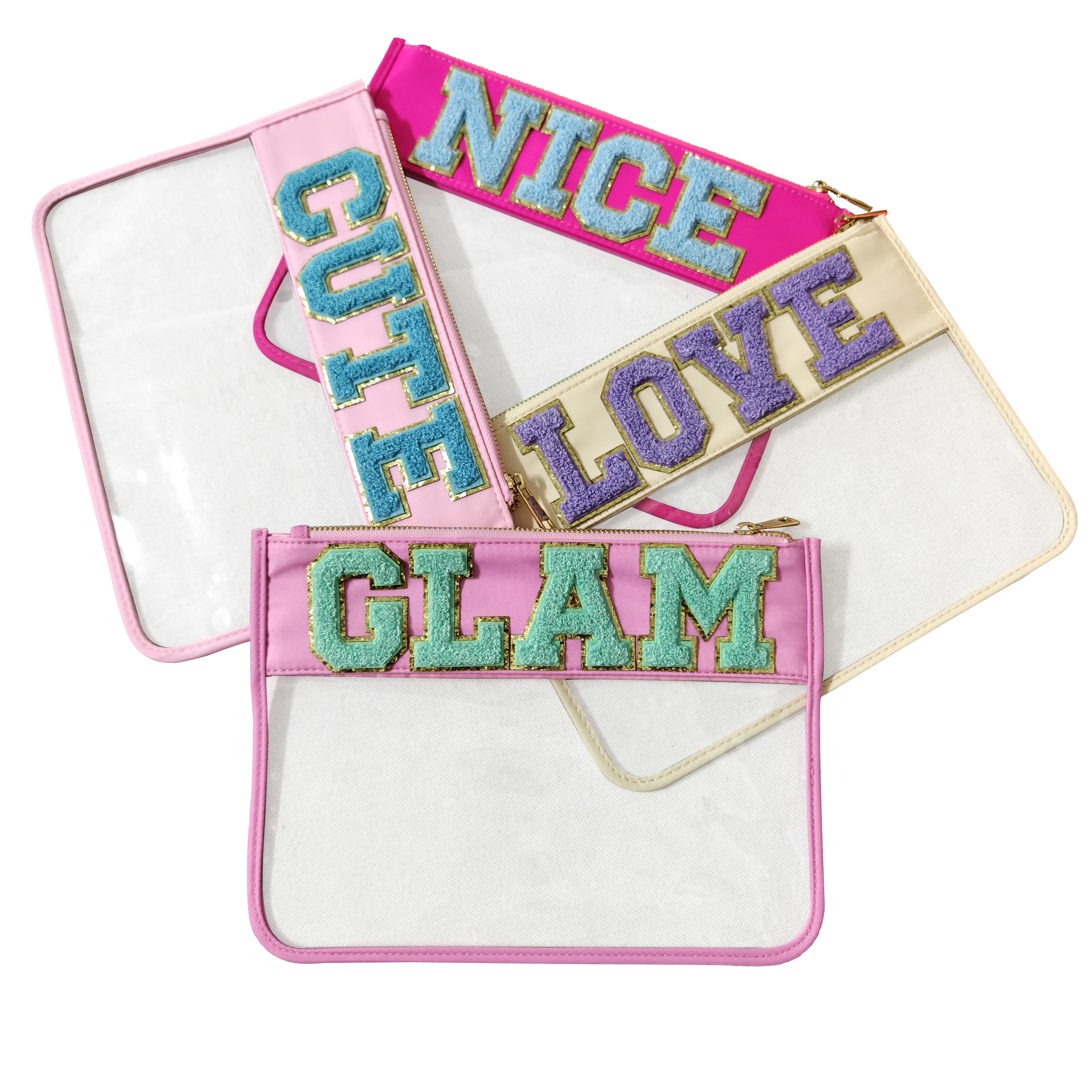 Waterproof Hot Sale Lightweight PVC Cosmetic Bags Storage Toiletry Case Mini Transparent Bag Mulit-color Makeup Bags with Better