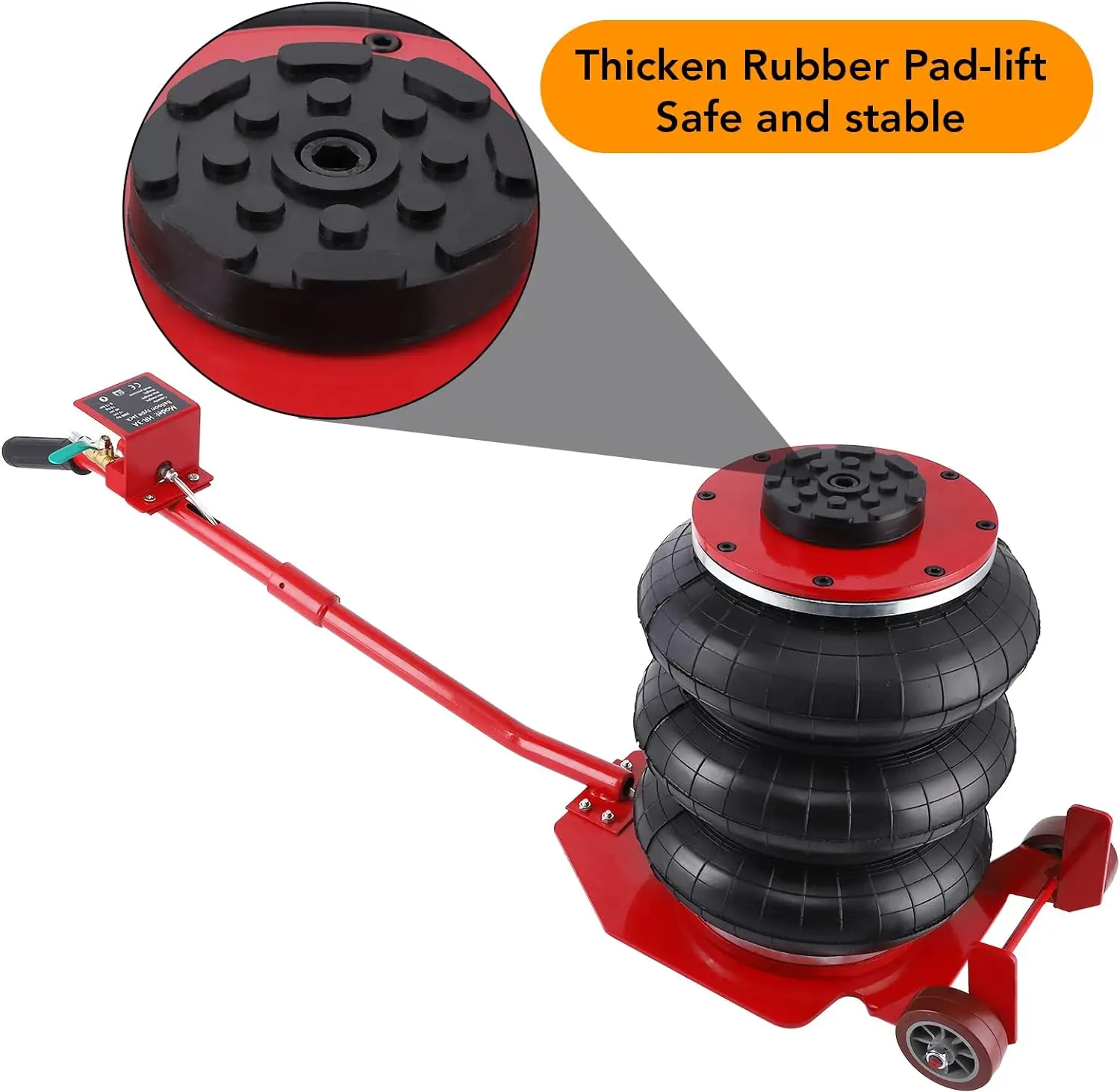 3Ton air bag car jack Fast Lifting Pneumatic Car Repair Inflatable Bladder Jack