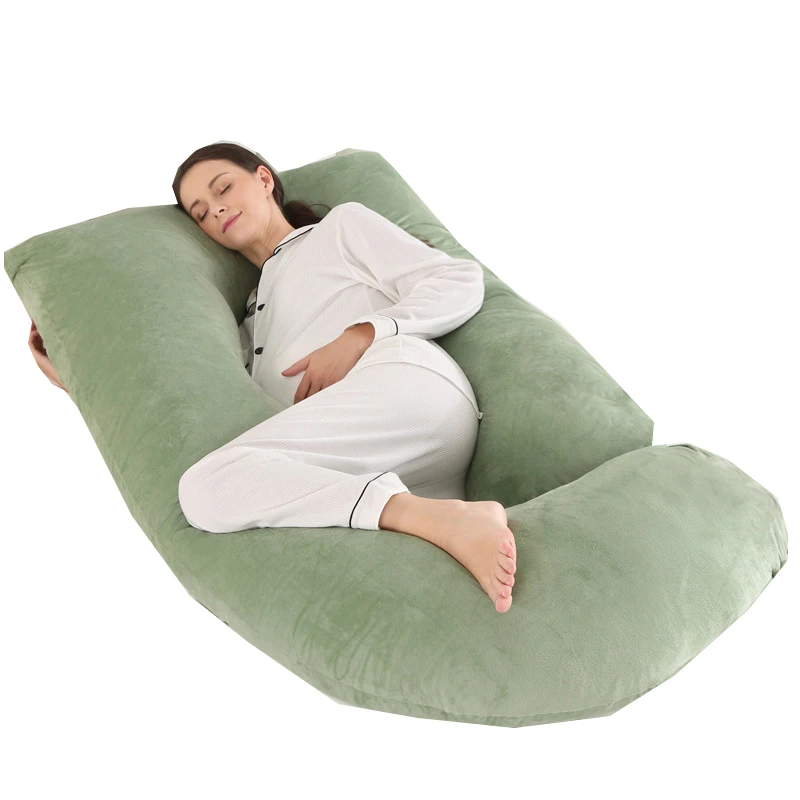 Hot sale maternity pillow for pregnant women pregnancy pillows u-shape full body nursing pillow maternity