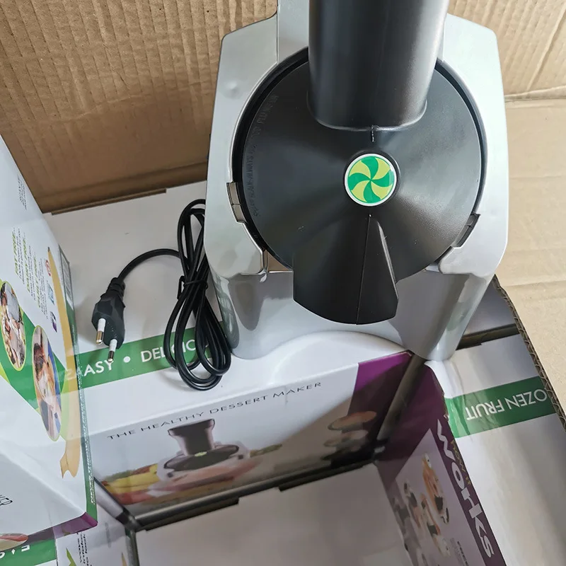 New Arrival Hot Mini Portable Home Diy Frozen Fruit Soft Automatic Ice Cream Maker Machine