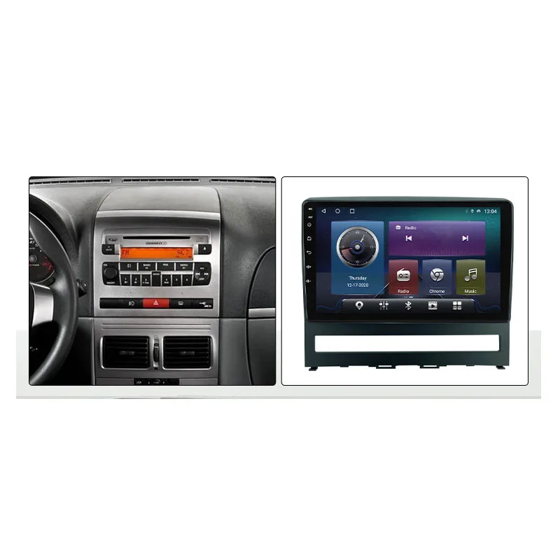 9 inch Car DVD Frame Audio timedia Radio Player For FIAT Perla 2009 Albea Siena Palio 2004-2012 carplay gps