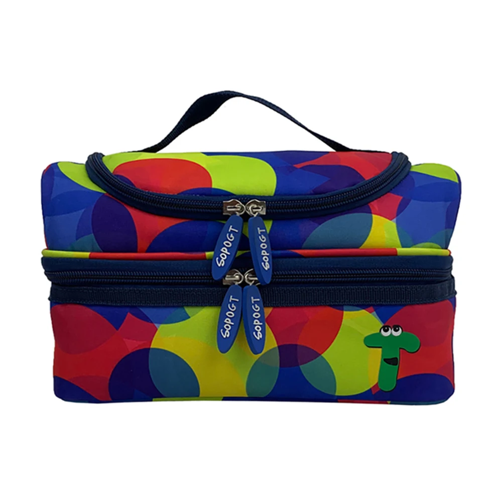 High Quality Cartoon Cute School Lunch Kids Cooler Bag Thermal Insulated Waterproof Picnic Lunch Bag