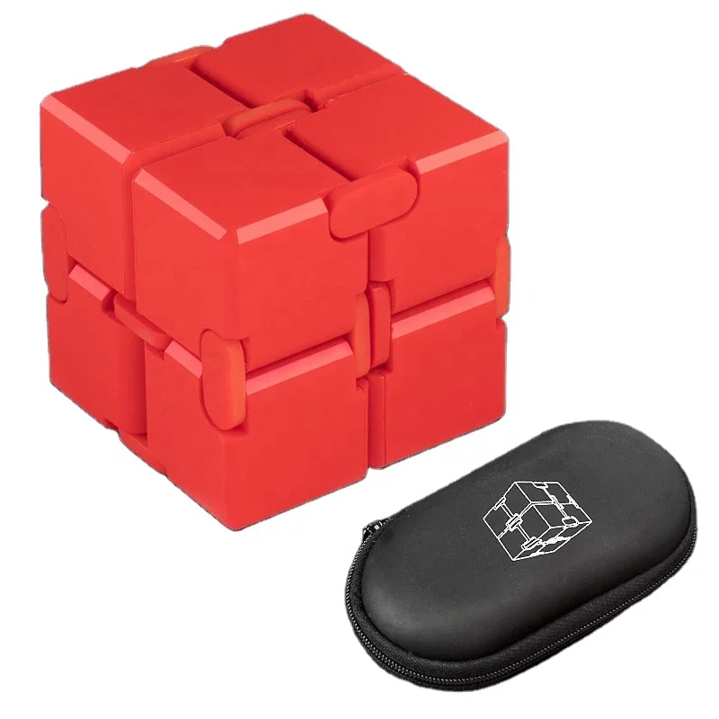 2021 Kids and Adults  Fidget Pocket magic Cube Stress and Anxiety Relief  Mini Hand Toys Infinite Pocket Cube