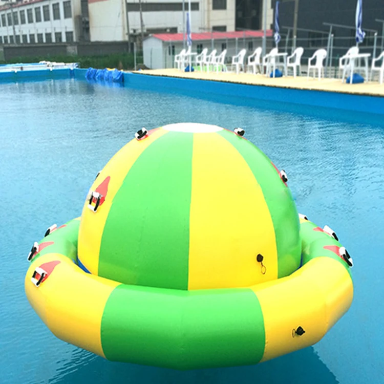 2023 New Water Park Floating Water Slides Inflatable Floating Water Saturn For Sale