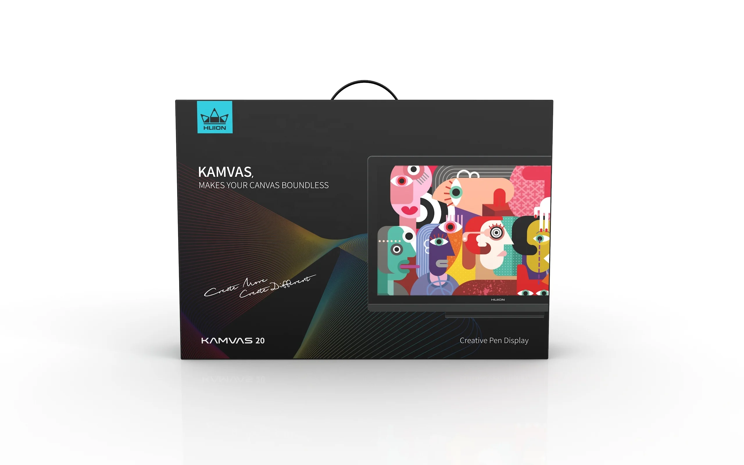  Графический планшет Huion Kamvas 20 для рисования 120%