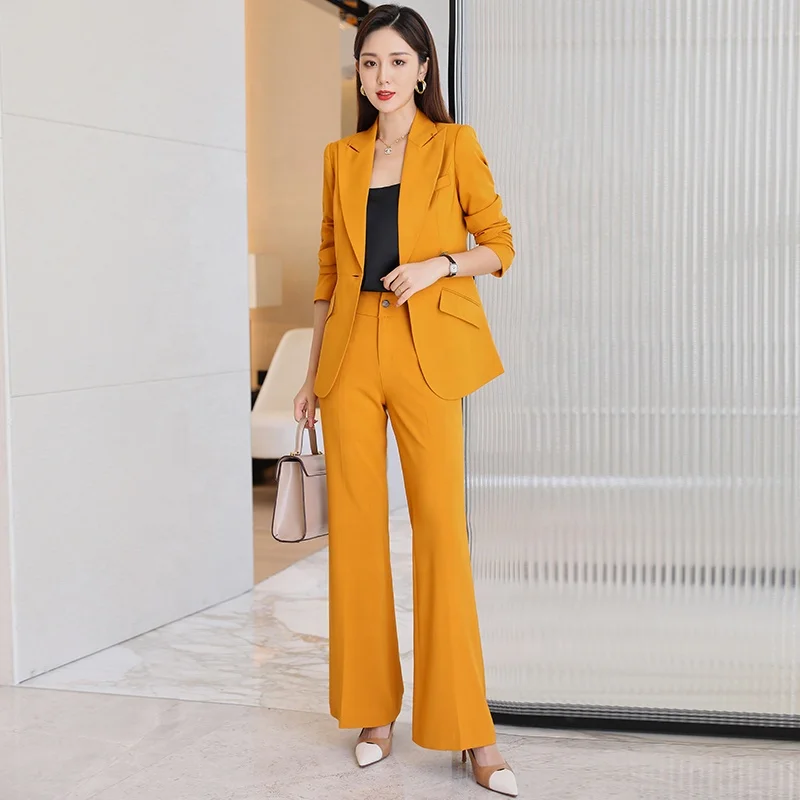 yellow blazers dress women blazer luxury custom all kinds of cape design blazer suit professional production