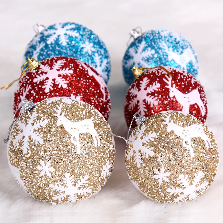 210709XL23 gift products accessories hanging ornaments toys festival accessories baubles decoracion supplies christmas balls