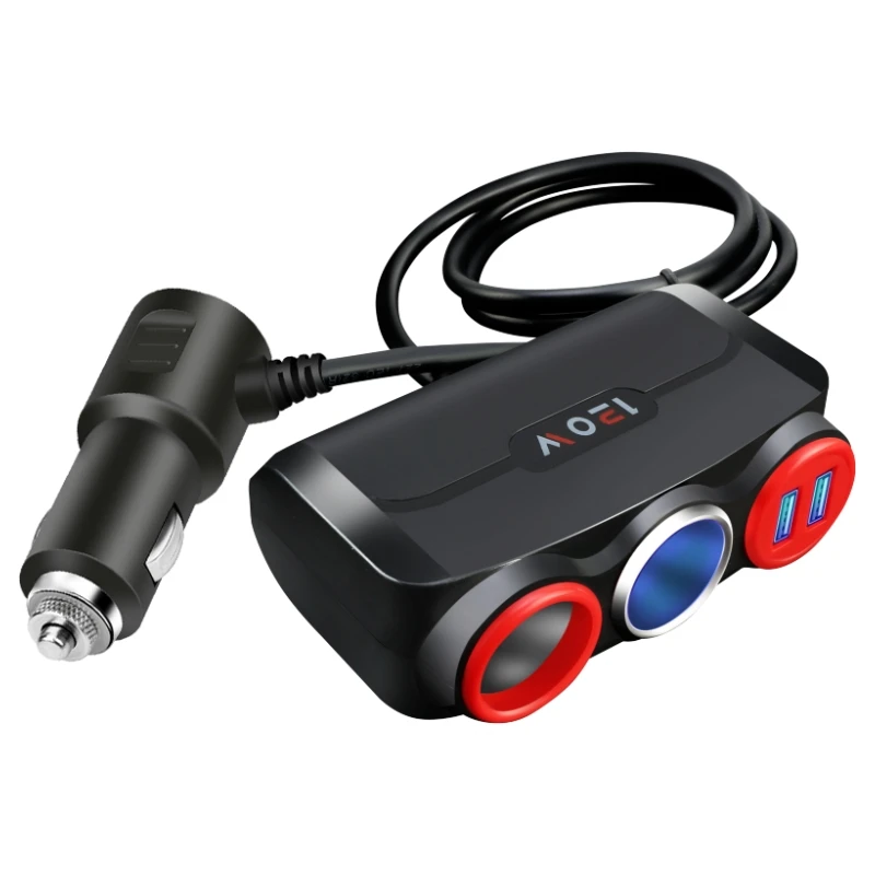 Оптовая Продажа Креативный многофункциональный автомобильный Usb-разъем для прикуривателя Автомобильный адаптер штекер
