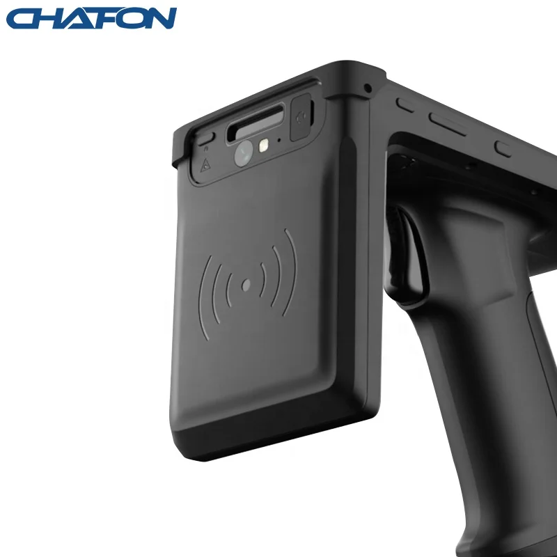 Chafon uhf rfid reader with Charger 4GB+64GB Android 9.0 6400mAh long range handheld rfid reader blue tooth