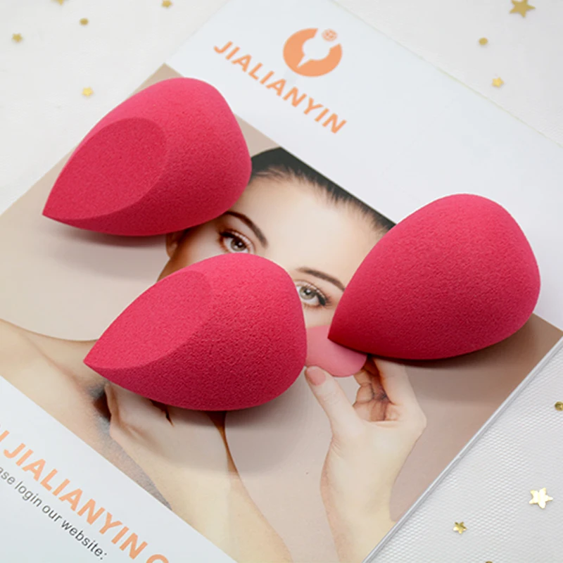 New Arrivals beauty Cosmetic Makeup Sponge Puff for Beauty Accessories Red Egg Smooth Foundation Contour Blending Puff