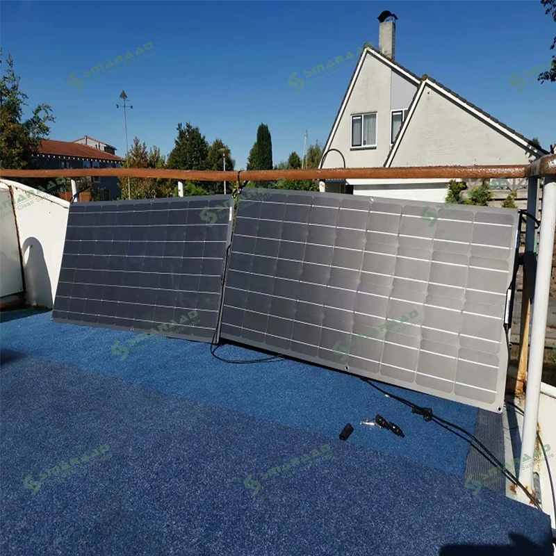 120W 12V Single Crystal Solar Panel Photovoltaic System Energy Storage Power Supply for Roof Car RV Boating Camping