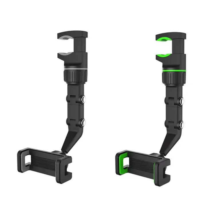 360 Adjustable Car Rear View Mirror Phone Holder Cradles Car phone holder Multifunctional Rearview Mirror Mobile Phone Holdes