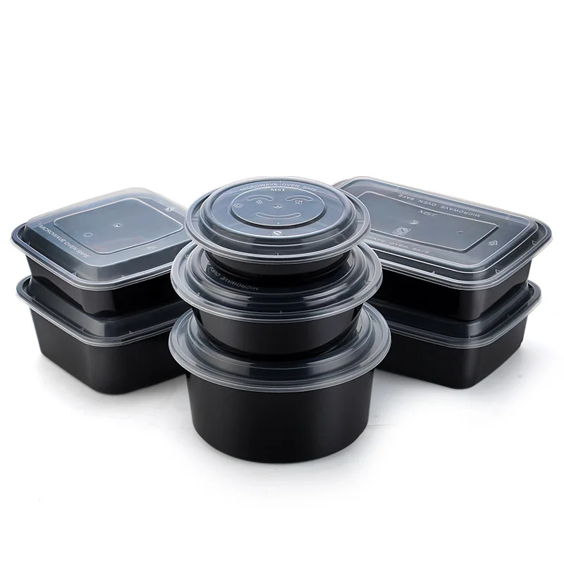 Microwavable Frozen Fast Food Pp Plastic Container Food Packaging