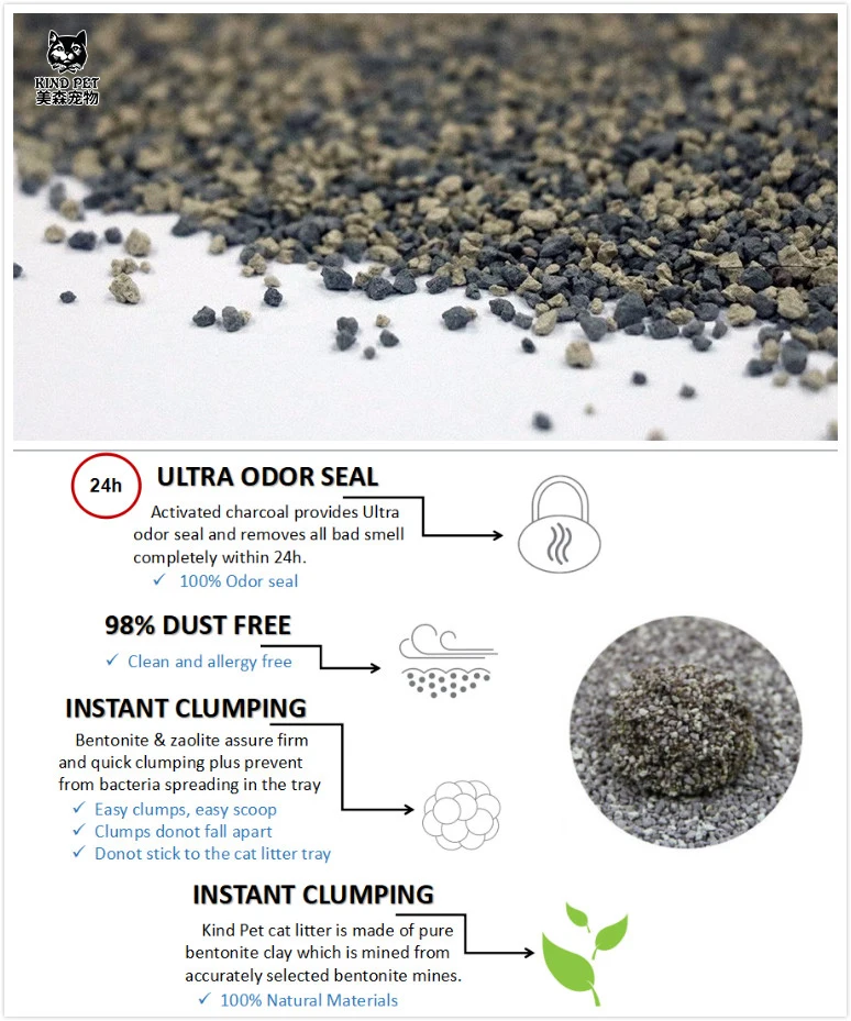 Hot Seller Bentonite Cat Litter America Litter Ultra Odor Seal Arena Para Gatos Bentonite Cat Litter