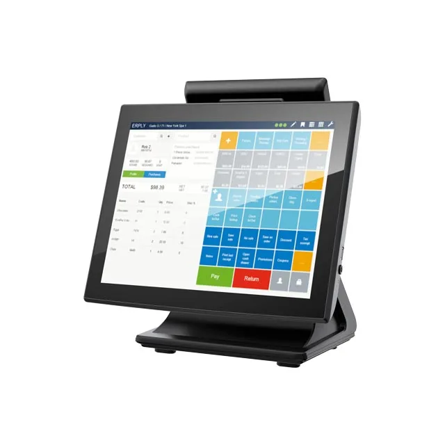 Лидер продаж 15-дюймовая pos-машина все в одном pos-терминал двухэкранная система pos для розничного магазина